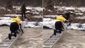 Ohio fisherman praises rescue workers after falling under ice in rushing river: 'Icebergs the size of cars were raging at me'