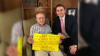 WWII veteran has one wish for his birthday: 100 cards