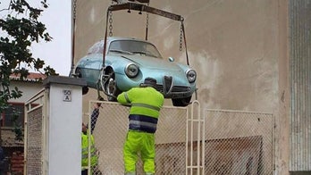 Rare Alfa Romeo stuck in basement for 35 years sold for $650,000 after owner's death