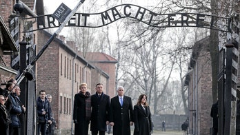 Vice president Pence honors Holocaust victims in 1st visit to Auschwitz