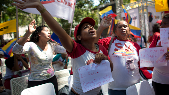 The Latest: Lawmakers body worried over Venezuela harassment