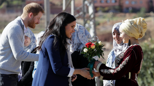 Prince Harry, Meghan visit mountain school in Morocco