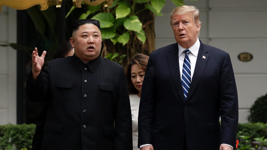 The Latest: Trump, Kim hold 1st formal bilateral meeting