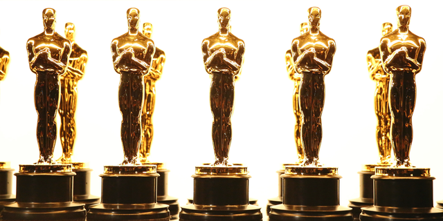 FILE - In this Feb. 26, 2017 file photo, Oscar statuettes appear backstage at the Oscars in Los Angeles. (Photo by Matt Sayles/Invision/AP, File)