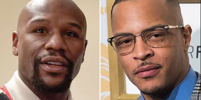 Floyd Mayweather, left, was slammed by rapper T.I. on Thursday for not participating in a boycott against Gucci.