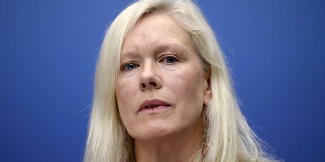 Anna Lindstedt, Sweden's ambassador to China who is under internal investigation, the embassy said Thursday Feb. 14, 2019, after she set up meetings between the daughter of a detained Swedish publisher and two businessmen that appeared to have gone awry.