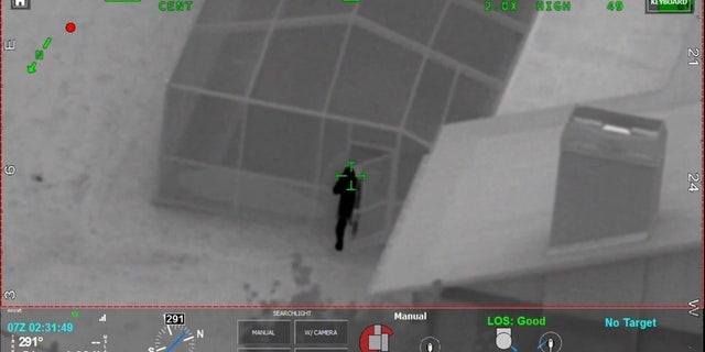 Authorities in Clearwater, Fla., said someone flashed a laser at a sheriff's helicopter on Sunday morning.