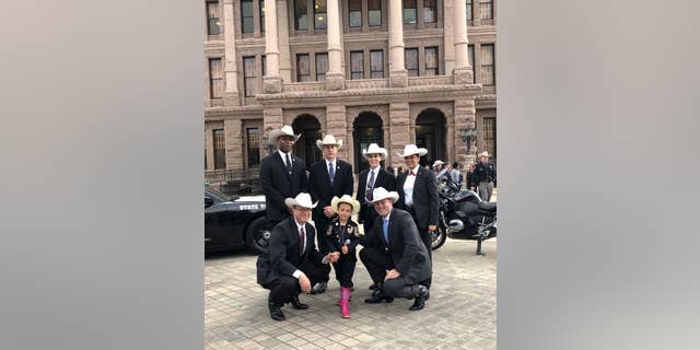 Abigail Arias was made honorary Texas Ranger in a special ceremony on Monday.