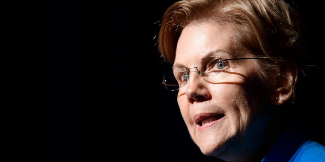 Elizabeth Warren, United States senator from Massachusetts and one of the many Democrats running for president in 2020, speaks at the "Community Conversation about Puerto Rico and its Recovery" held at the Alejandro Tapia y Rivera Theater, in San Juan, Puerto Rico, Tuesday Jan. 22, 2019. Warren addressed the hardships Puerto Rico has endured in the past two years, particularly its debt crisis and the recovery in the aftermath of Hurricane Maria. (AP Photo/Carlos Giusti)