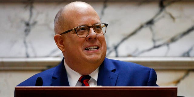 Maryland Gov. Larry Hogan speaks in Annapolis, Md., Jan. 30, 2019. (Associated Press)