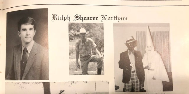 This image shows Virginia Gov. Ralph Northamâs page in his 1984 Eastern Virginia Medical School yearbook. (Eastern Virginia Medical School via AP)
