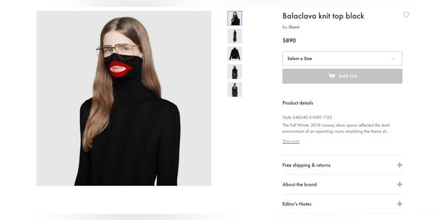 Gucci apologized for its controversial sweater.