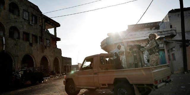In this Feb. 12, 2018, photo, Saudi-led coalition forces are seen in Yemen. (AP Photo/Nariman El-Mofty, File)