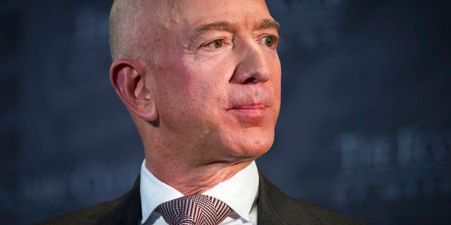 Amazon founder and CEO Jeff Bezos came under fire for remarks he made this week about facial recognition. (AP)