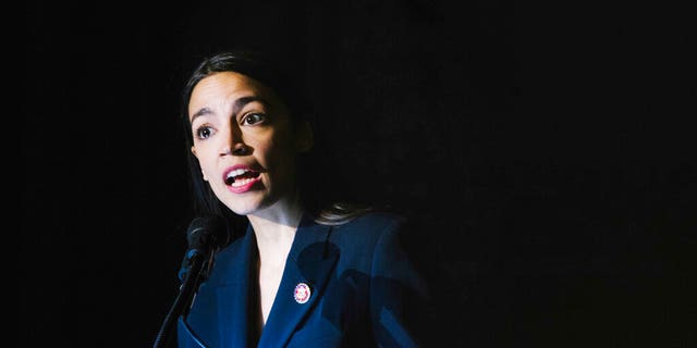 Rep. Alexandria Ocasio-Cortez, D-N.Y., Speaking in the New York City area of ​​the Bronx earlier this month. (AP Photo / Kevin Hagen, File)
