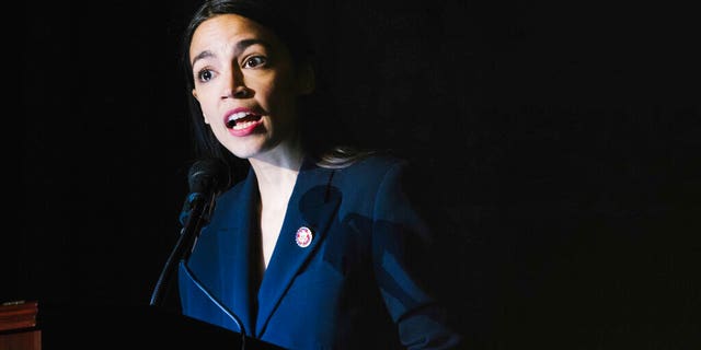 Rep. Alexandria Ocasio-Cortez, D-N.Y., Speaking in the New York City area of ​​the Bronx earlier this month. (AP Photo / Kevin Hagen, File)