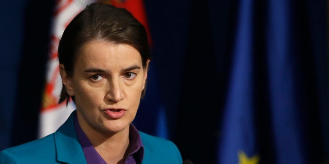 The office of Serbia's openly gay premier Ana Brnabic says her partner has given birth to a baby boy. A brief statement says the delivery went well and both the mother Milica Djurdjic and the baby are "doing fine."