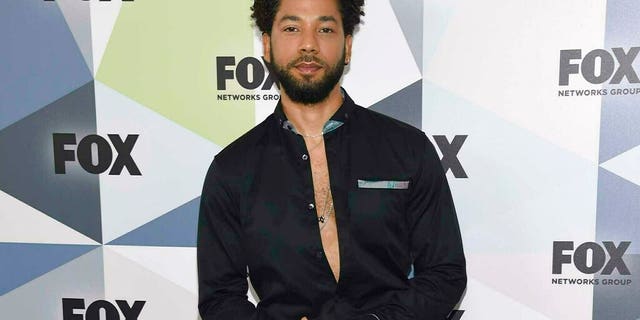FILE: "Empire" actor Jussie Smollett attends the Fox Networks Group 2018 programming presentation afterparty in New York. (Associated Press)