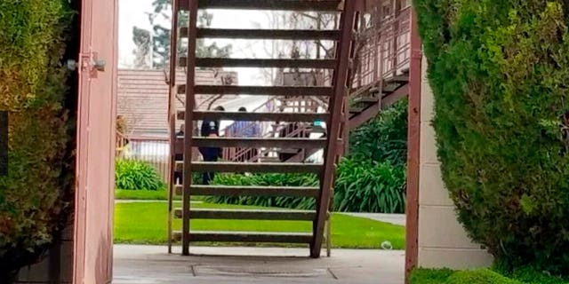 Ortega is accused of throwing her toddler son off the two-story landing and then jumping herself.