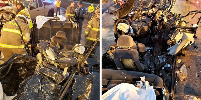 Four Delaware State University students were injured in a car accident on Saturday, officials said.
