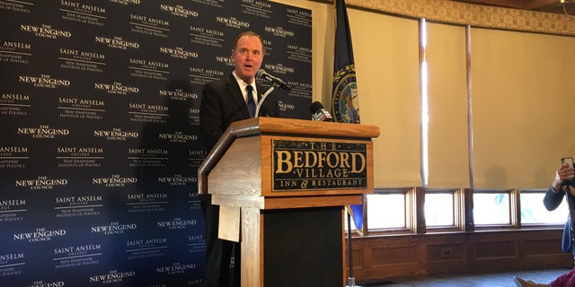 House Intelligence Committee chairman Adam Schiff on Monday slammed Trump as a “deeply unethical president" during a speech in New Hampshire. (Paul Steinhauser/Fox News)