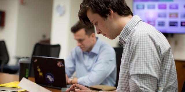 Two University of Iowa students who are involved in BLinC, a Christian student organization that was kicked off of campus for requiring its leaders to adhere to a faith standard.
