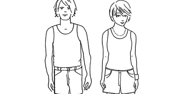 Employees are required to wear at least a tank top and shorts.