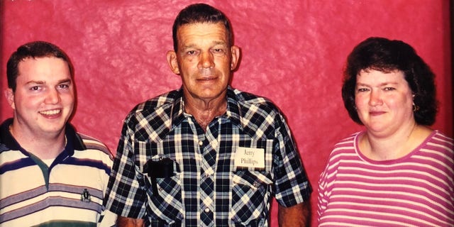 Brandon with his family.