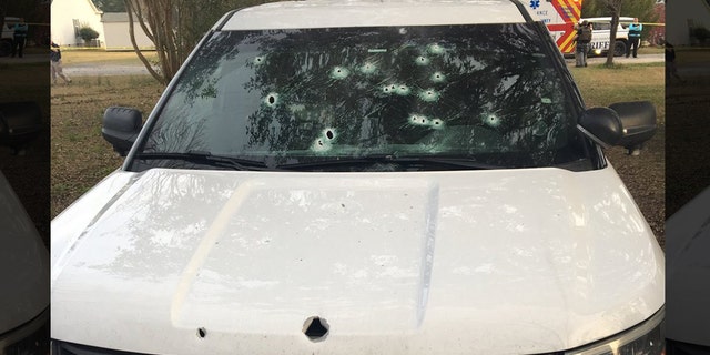 The suspect who allegedly shot the vehicle was killed, according to officials.