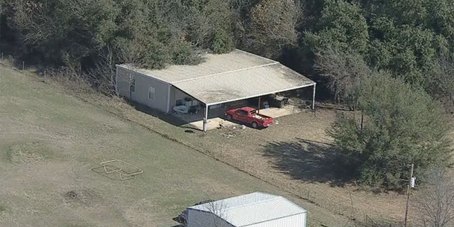 Four malnourished children – age five and younger – were located by authorities at a Texas barn on Tuesday, the two eldest of which were inside a locked dog cage, the sheriff said.