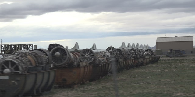 Aircraft parts are also stored at AMARG.