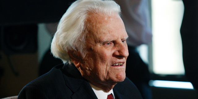 Evangelist Billy Graham, who died in 2018, is seen at the Billy Graham Evangelistic Association headquarters in Charlotte, N.C., Dec. 20, 2010. (Associated Press)