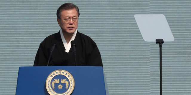 South Korean President Moon, who appointed the embattled politician last week, faces a declining approval rating as defends his decision, saying it would set a "bad precedent" if he withdraws a ministerial nominee based on unproven allegations.