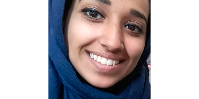 This undated image provided by attorney Hassan Shibly shows Hoda Muthana, an Alabama woman who left home to join the Islamic State after becoming radicalized online. Muthana realized she was wrong and now wants to return to the United States, Shibly, a lawyer for her family said Tuesday, Feb. 19, 2019. (Hoda Muthana/Attorney Hassan Shibly via AP)