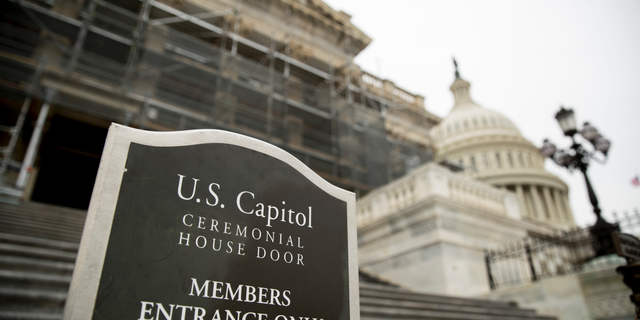 The House Chamber of the U.S. Capitol Building in Washington, Friday, Feb. 22, 2019. (AP Photo/Andrew Harnik)