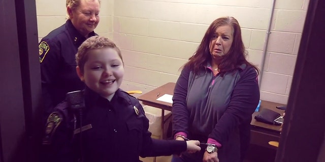 Although Ryleigh Williams is under chemotherapy to fight leukemia, she is also now a new cop in Georgia. (City of Griffin Police Department)