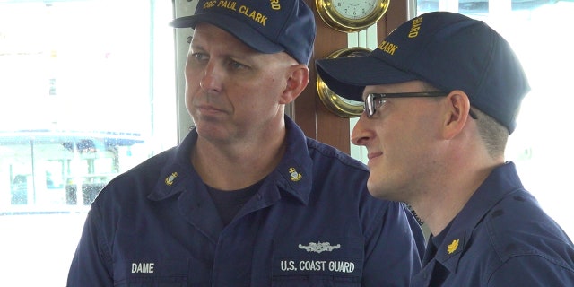 Crew members on the boat discuss recent cocaine busts.
