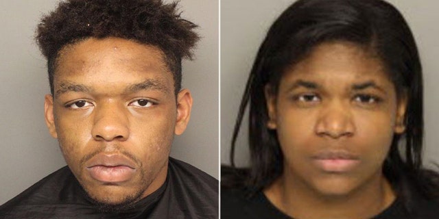 Sosa Mandiez Croft, 18, (l.), has been charged with murder in last week's shooting death of Joshua Meeks, a 16-year-old high school football player in South Carolina. Lyric Lawson has been charged with helping Croft dumped Joshua's body.