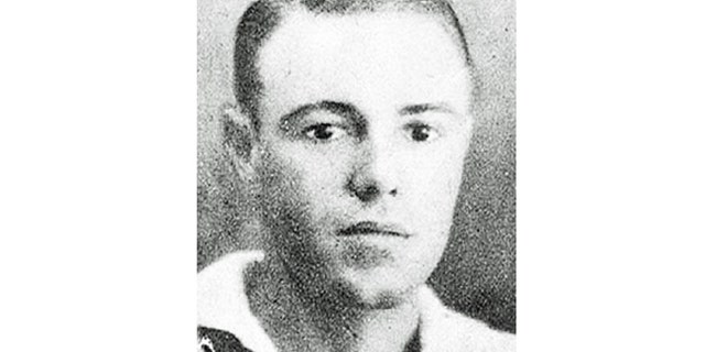 Navy Fire Controlman 1st Class Edward J. Shelden, 29, of Indianapolis, was serving aboard the USS Oklahoma when it was struck by enemy fire multiple times on Dec. 7, 1941. (Defense POW/MIA Accounting Agency)