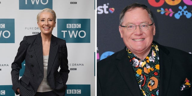 Emma Thompson [left] wrote in a letter why she will not work with former Pixar executive John Lasseter [right] and was withdrawing from the animated film “Luck.” 