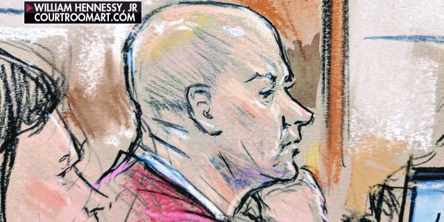 Lt. Christopher Paul Hasson appears in federal court Thursday.