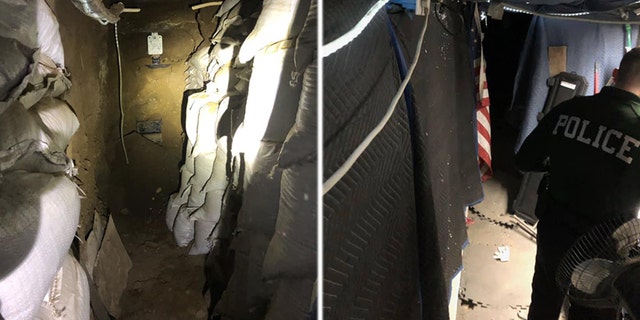 The Fontana Police Department posted pictures of a secret hideaway and shooting range they discovered at the residence of a “known gang member” on Thursday night.