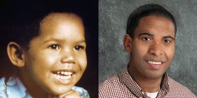   Francillon Pierre, age 3, gone, when he disappeared, and an age progression indicating what he might look like. 