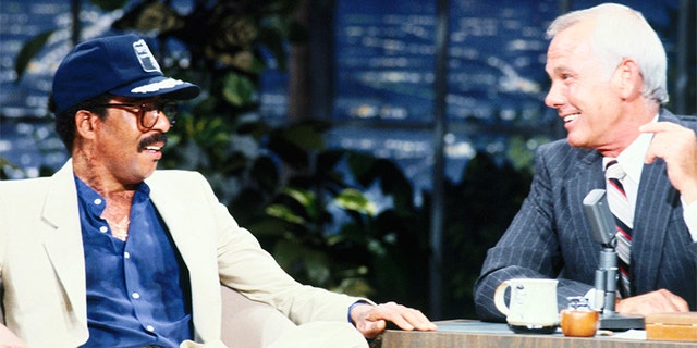 Richard Pryor, then 39, said he was "just happy to be alive" during an interview on Johnny Carson's "Tonight Show." It was his first performance since he was released from the hospital six weeks prior. — Getty