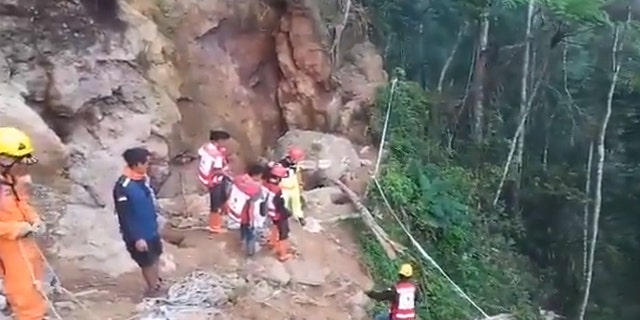 Rescue efforts are reportedly underway in Indonesia after a landslide at an unlicensed gold mine left at least one person dead, officials said Wednesday.