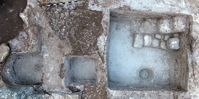 The estate once belonged to a man named "Adios." (Yitzhak Marmelstein, Israel Antiquities Authority)