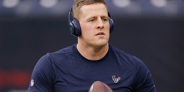 Houston Texans star J.J. Watt is set to serve as the grand marshal for the Daytona 500, making him the first NFL player to give the command for drivers to starts their engines before NASCAR’s most famous race on Sunday. (Bob Levey/Getty Images)