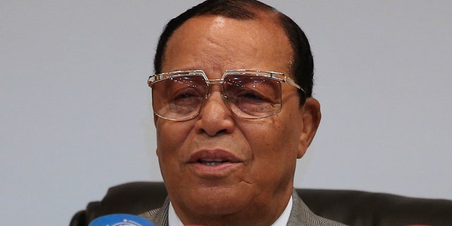 Minister Louis Farrakhan, the leader of the Nation of Islam, speaks at a press conference in Tehran, Iran, Thursday, Nov. 8, 2018 (AP Photo/Vahid Salemi)