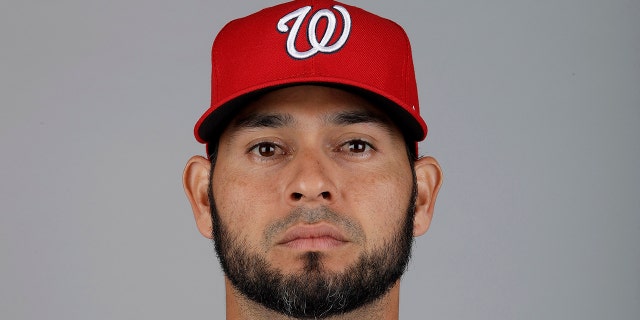 This is a 2019 photo of Anibal Sanchez of the Washington Nationals baseball team. This image reflects the 2019 active roster as of Friday, Feb. 22, 2019, when this image was taken.