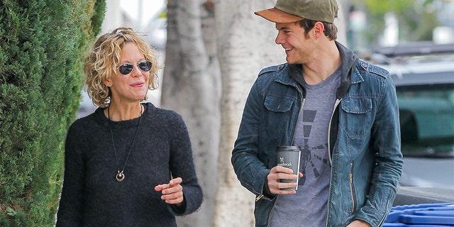 Meg Ryan and son Jack Quaid pictured in January 2016.